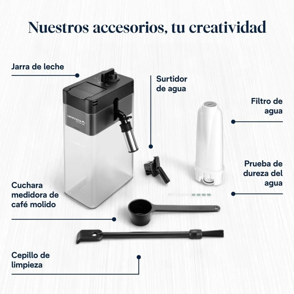 Cafeteira De'Longhi Perfetto Primadonna Soul ECAM612.55.SB Superautomática para Café e Cappuccino com Sistema de Leite LatteCrema, Tecnologia Bean to Cup, 18 Bebidas, Controle por Aplicativo