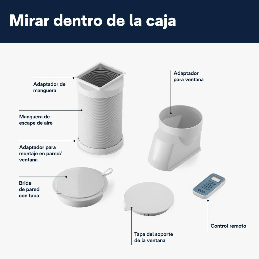 Pinguino Compact PAC ES72 YOUNG Ar Condicionado Portátil 8.300 BTU/h, 2,1 kW, até 60m³, Função Desumidificador e Ventilação, Temporizador 24 Horas