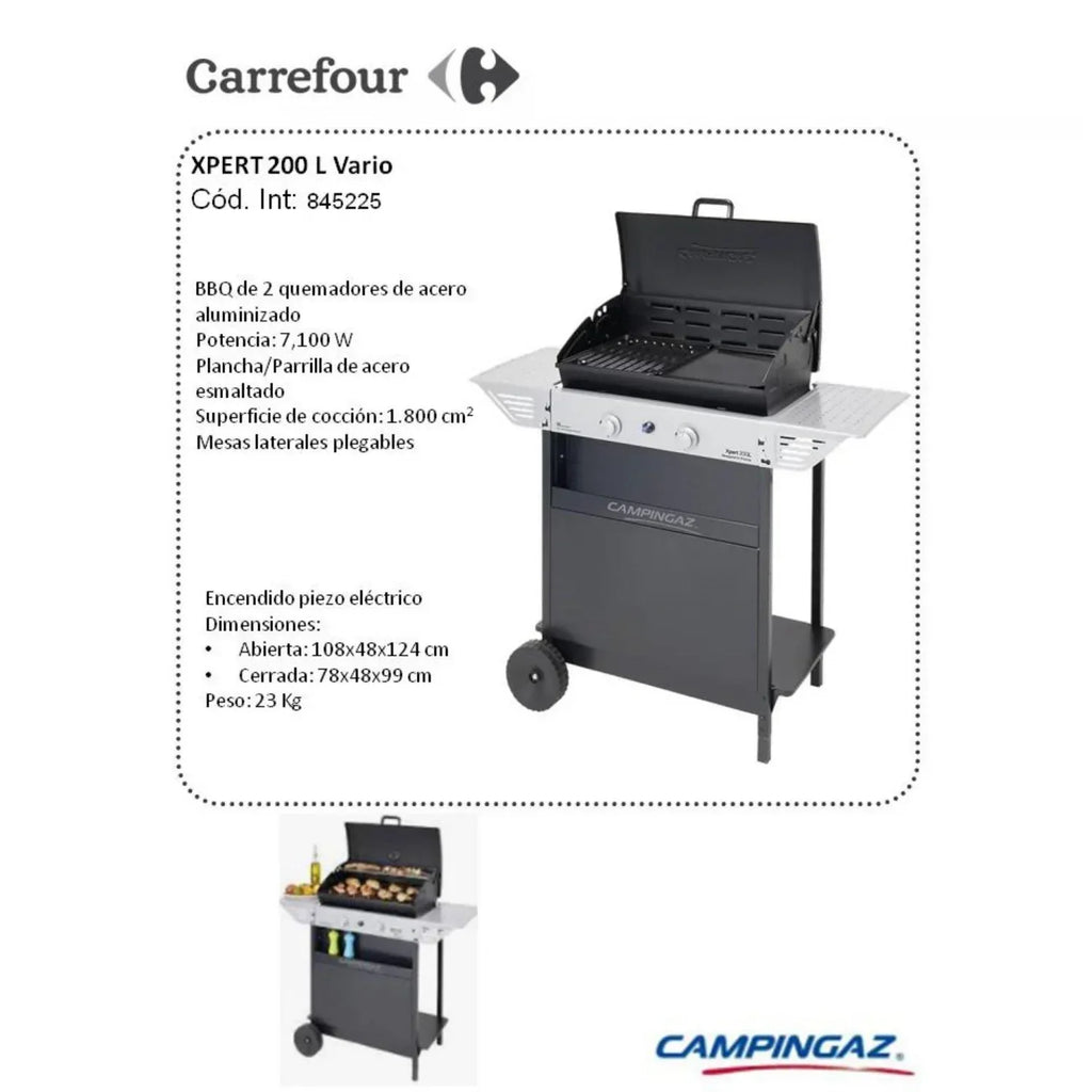 Churrasqueira a Gás XPERT 200 L Vario