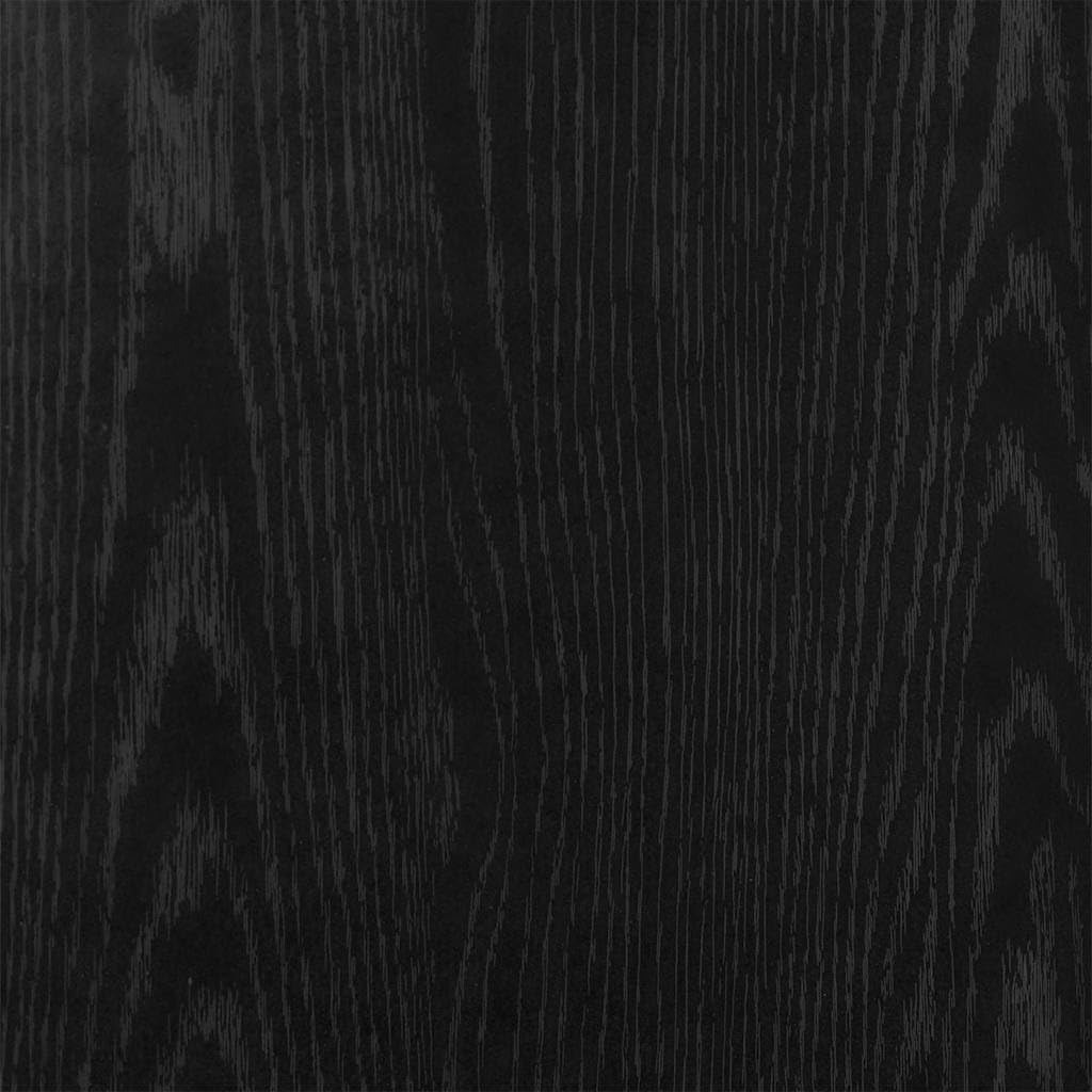vidaXL Roupeiro Carvalho Preto 90 x 52 x 200 cm contraplacado, Armazenamento Moderno para Sala, Roupeiro Retangular, Organizador eficiente, solução elegante e economizadora de espaço