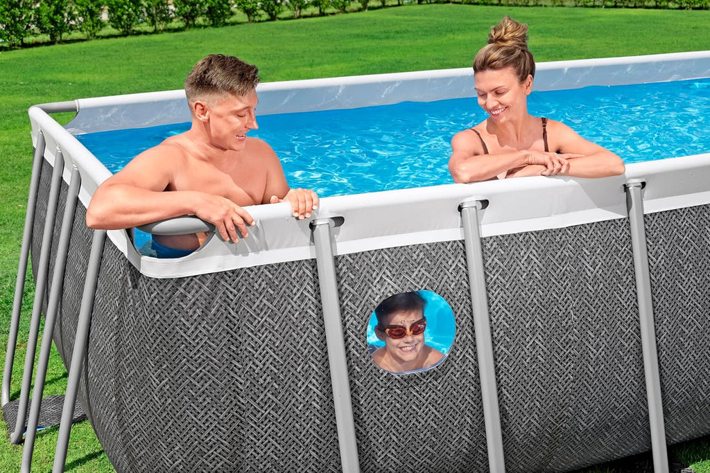 Piscina Retangular Splashview Bestway 4,88 m x 2,44 m x 1,22 m