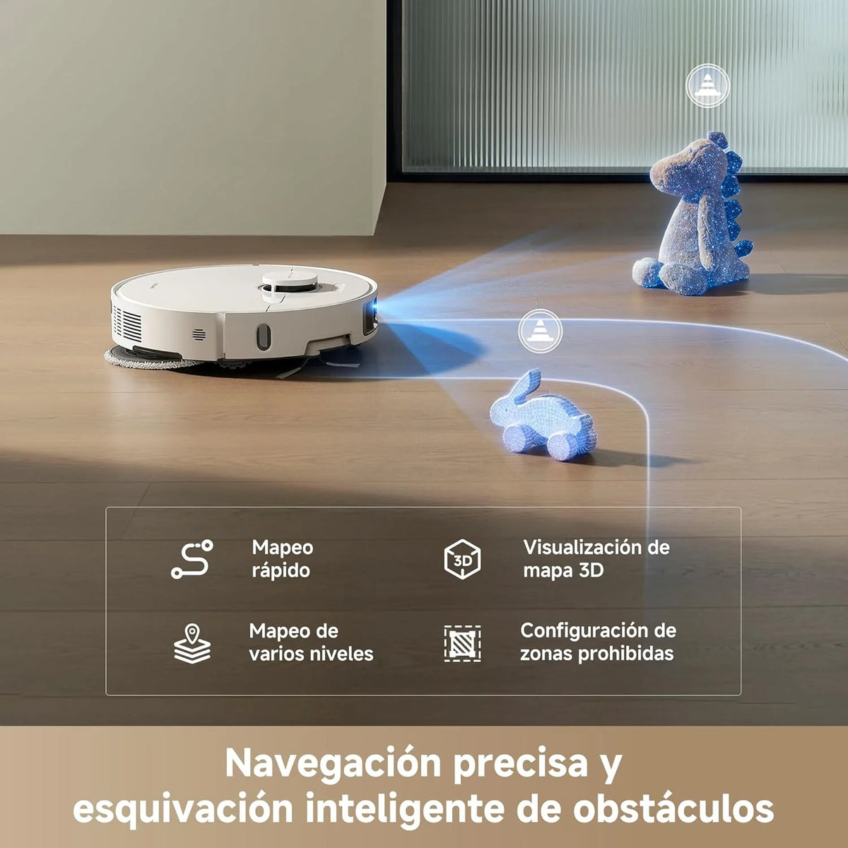 DREAME L10s Ultra Gen 3 Kit Robô Aspirador e Passa Pano, Sucção de 25.000Pa, Escova Lateral e Mopa Extensível, AceClean DryBoard e Autolimpeza Automática da Mopa, Secagem com Ar Quente