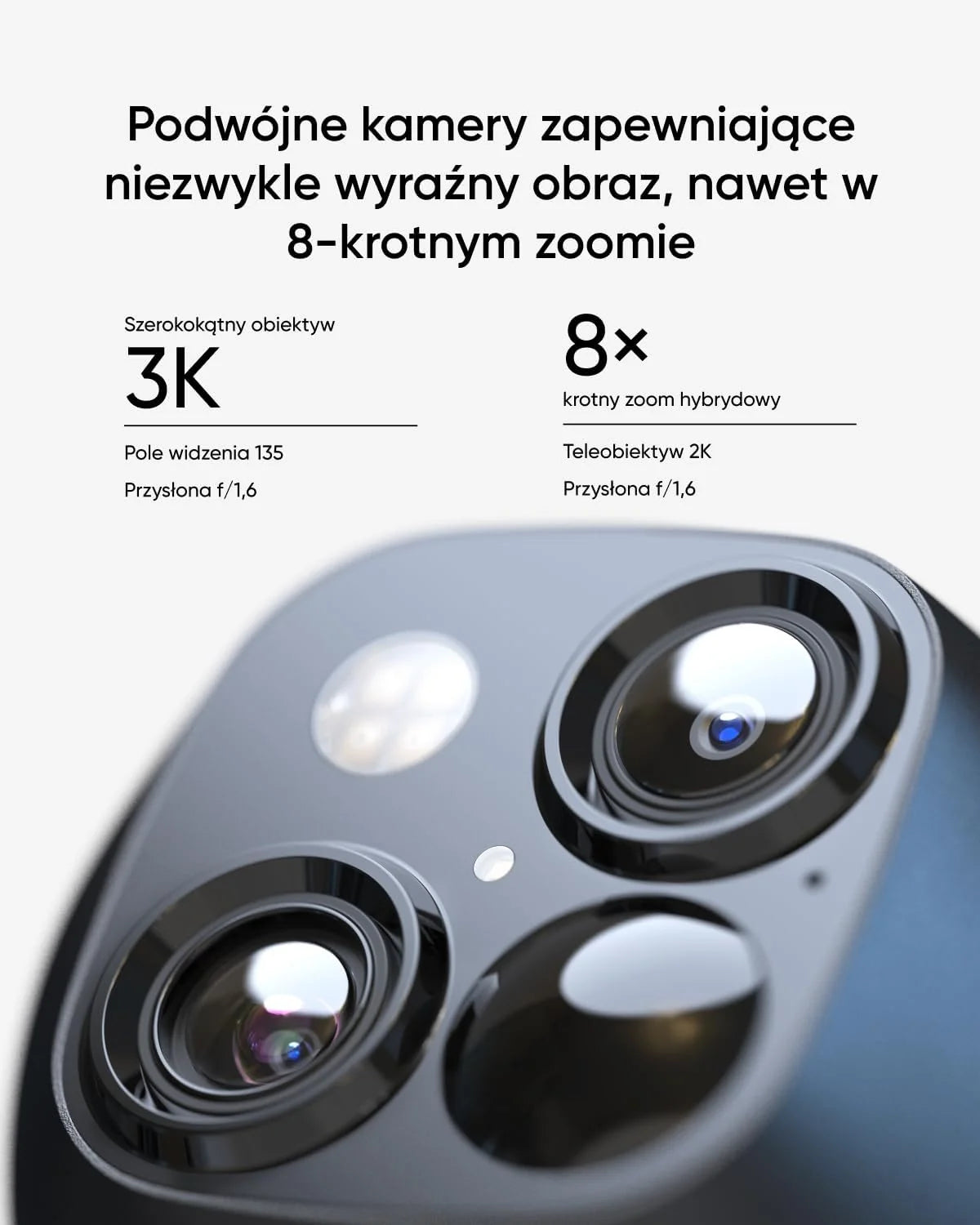 eufy Security SoloCam S340 Câmera de segurança solar com lentes duplas, câmera de segurança doméstica 3K externa sem fio, vigilância 360°, Wi-Fi 2,4 GHz, sem taxa mensal