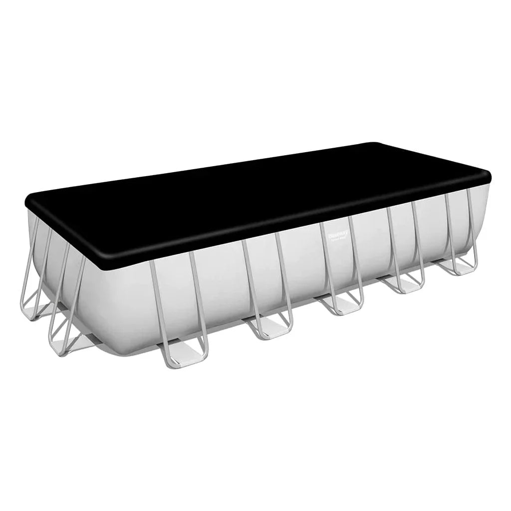 Piscina Estrutural Bestway 5611Z Power Steel 2025 Kit Completo com Bomba Filtrante 640 x 274 x 132 cm, Cinza Claro