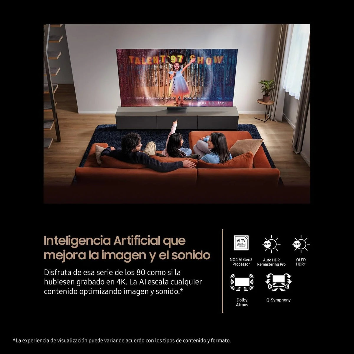 Smart TV OLED S93F 65" 4K com Vision AI, Motion Xcelerator 144Hz e Cores certificadas pela Pantone