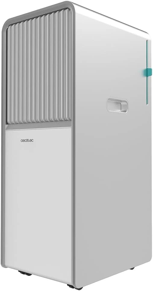 Cecotec Ar Condicionado Portátil com Comando e Bomba de Calor ForceClima 12650 Style Heating. 12000 BTU, Ecrã LED, Tátil, 5 Modos, 2 Velocidades, Desumidificador, Temporizador, 28m2