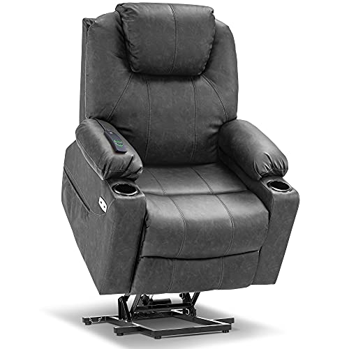 Mcombo Poltrona Reclinável Elétrica com Massagem e Carregamento USB