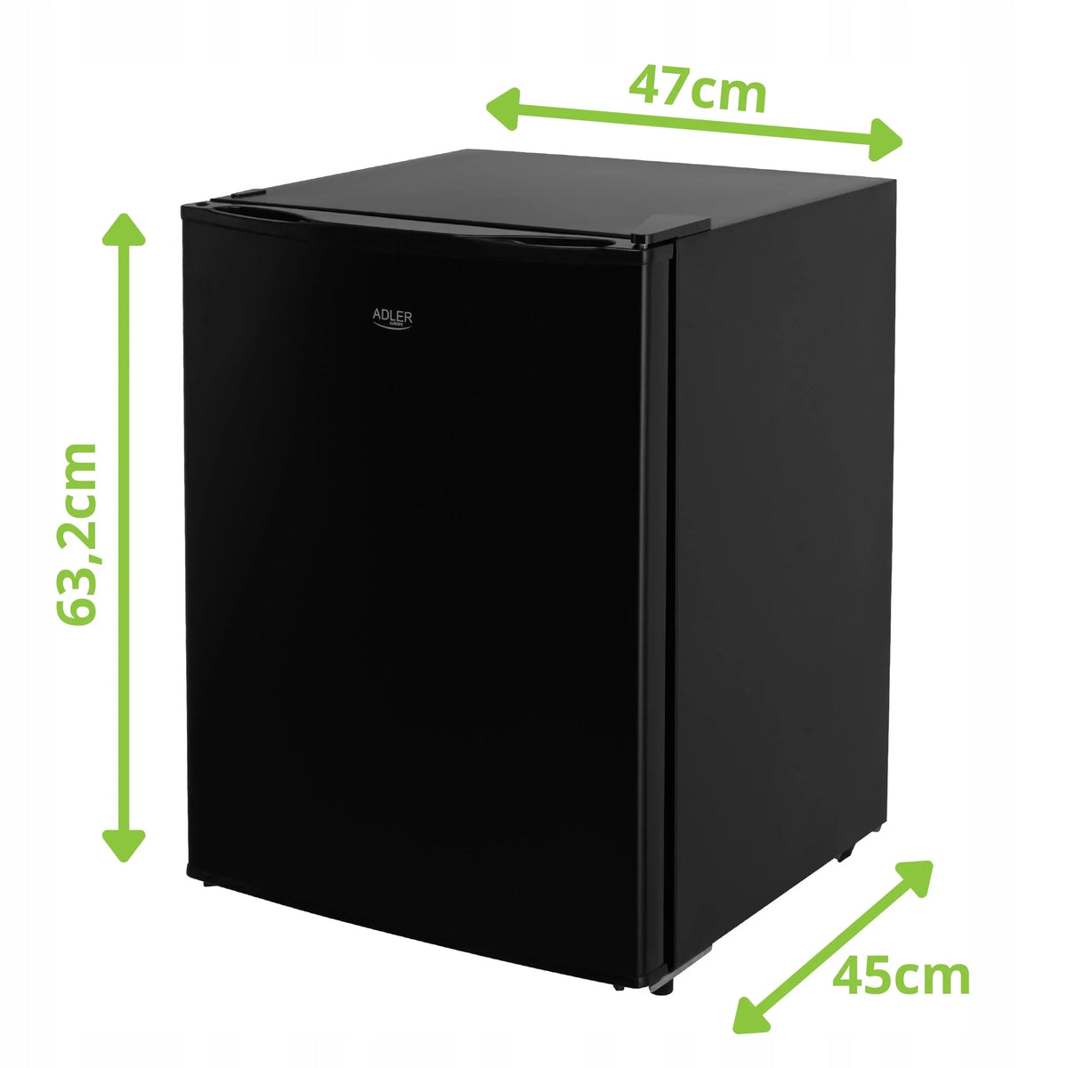 Frigobar de 58L com 63cm de altura para Hotel, Escritório, Sítio