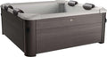 MSPA Tribeca para 6 pessoas, 160 x 160 x 65 cm, 120 jatos de massagem em 3 intensidades, desinfecção UVC e ozono, uso o ano todo, para exterior e interior, PVC resistente de 6 camadas,