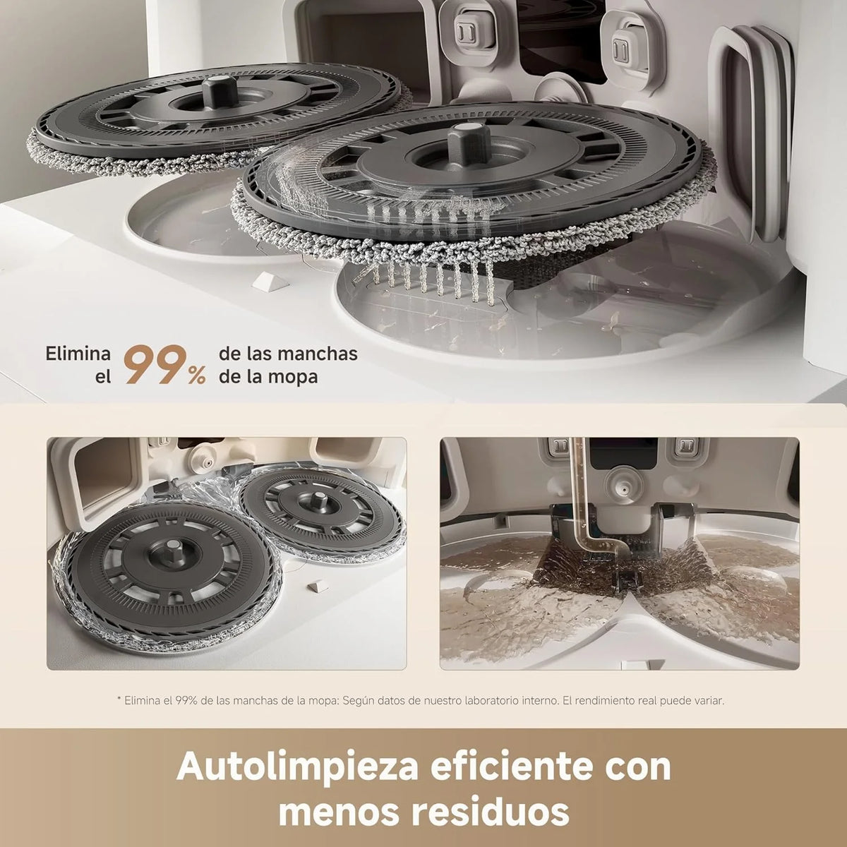 DREAME L10s Ultra Gen 3 Kit Robô Aspirador e Passa Pano, Sucção de 25.000Pa, Escova Lateral e Mopa Extensível, AceClean DryBoard e Autolimpeza Automática da Mopa, Secagem com Ar Quente