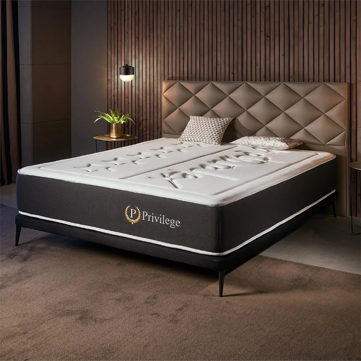 Naturalex - Colchão Privilege Premium 150 x 190 cm - Altura 30 cm - Espuma de Memória AeraPur HQ e Blue Latex - 7 Zonas de Conforto, Ventilação Ideal, Adaptável - Certificado Oeko-Tex
