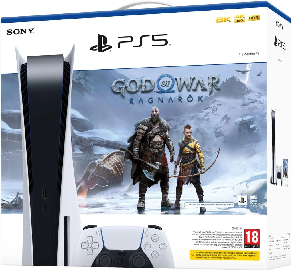 Console Edição Padrão Branca God of War Ragnarok