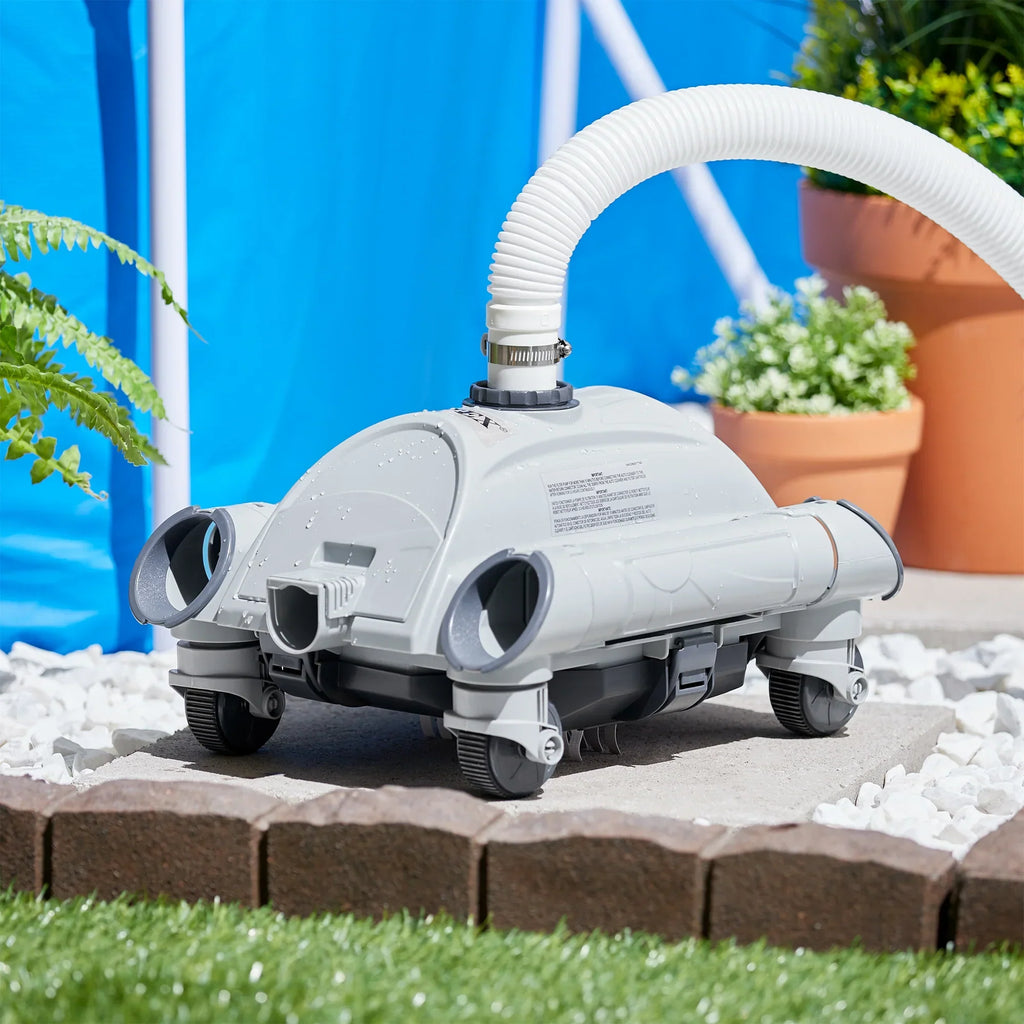 2025 Bomba de filtro de areia Intex 2100 GPH para piscinas de superfície com aspirador automático