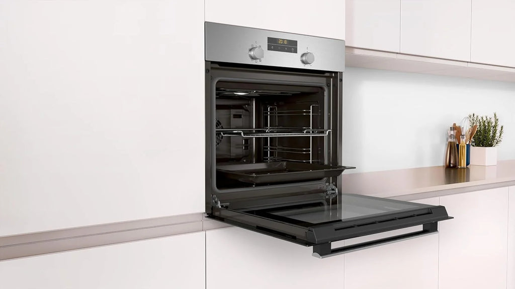 Forno Multifunções Balay, 60 cm de largura, Controlo Comfort, Pré-aquecimento Rápido, 7 funções, Preto/Inox, 3HB2030X0