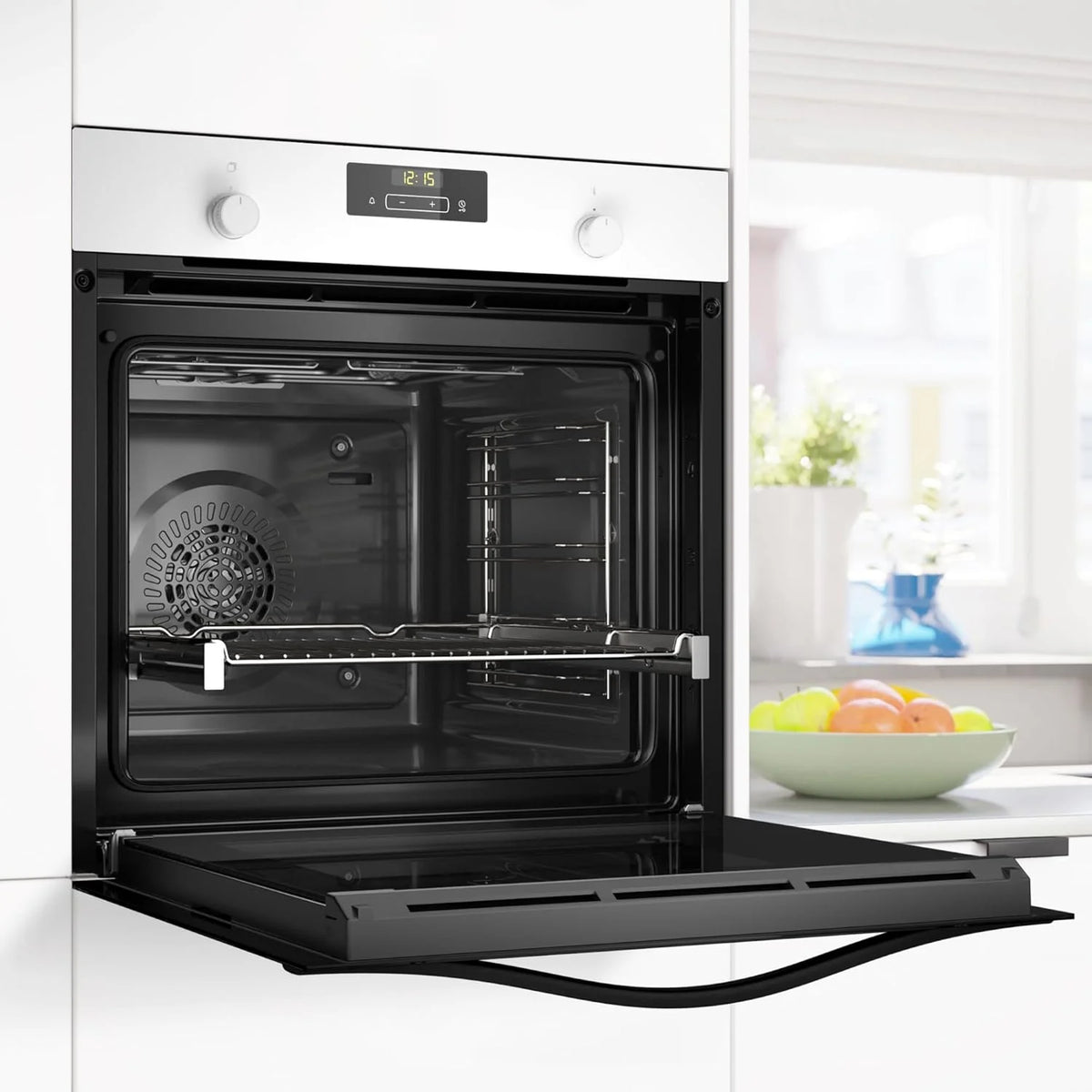 Balay – Forno multifunções, 60 cm de largura, 71L, Série Cristal, Função Air Fryer, Aqualisis, branco, 3HB5159B4