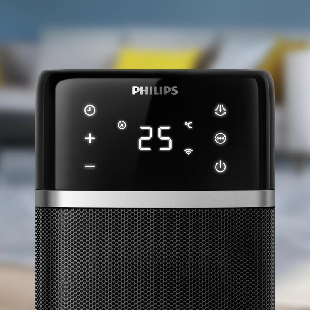 Philips Purificador e umidificador de ar 2 em 1 Série 3000, 131 m², filtro NanoProtect HEPA e filtro de carvão ativado removem 99,97% de todas as partículas invisíveis, Cor Branca (AC3737/10)
