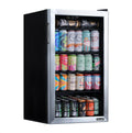 Refrigerador de Bebidas Independente de Aço Inoxidável Newair® 2026 – 126 Latas – 48 cm