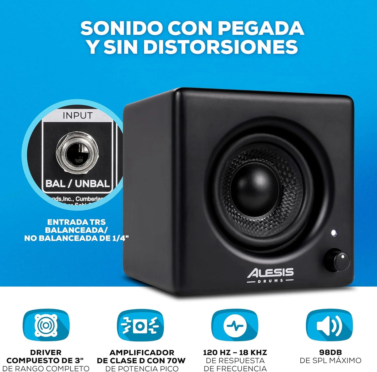 Alesis Nitro Max Kit Bateria Eletrônica com Pads de Mesh Silenciosos, Caixa Dual-Zone de 10", Bluetooth, Mais de 440 Sons Autênticos, Aulas Drumeo, USB MIDI, Pedal de Bumbo