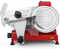 Fatiador Elétrico Profissional de Precisão para Carnes H.Koenig MSX250, Espessura de Corte 0-12 mm, Lâmina Italiana de 25 cm, Afiador Integrado, Bandeja Larga, 282 RPM, Prateado