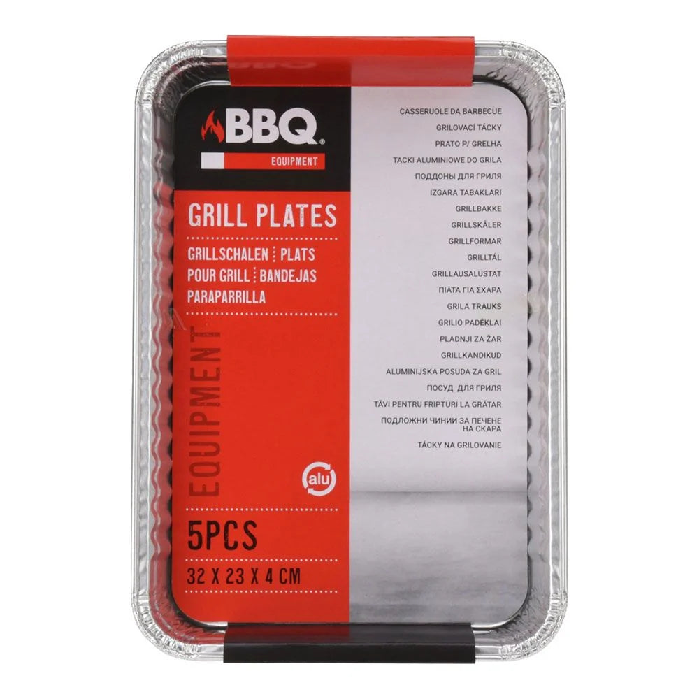 Kit 5 Bandejas Descartáveis Para Churrasco