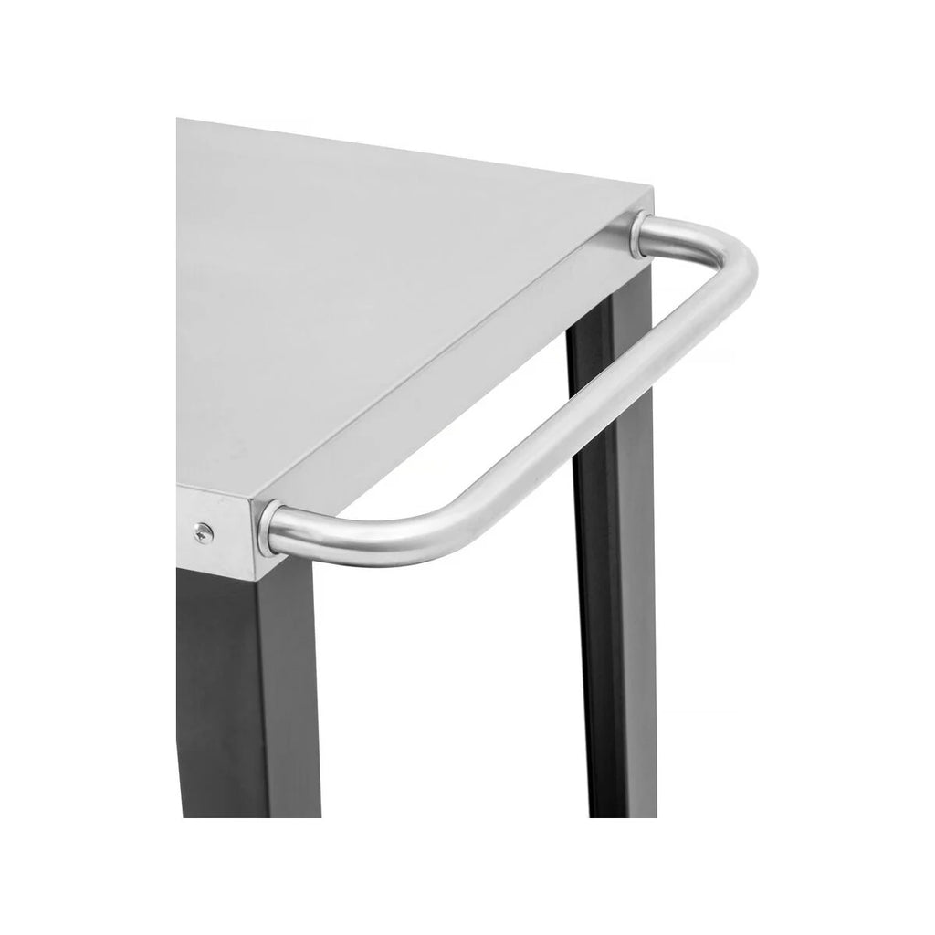 Carrinho de Churrasco "Gelia" 117 x 59 cm - Aço Inoxidável - Preto