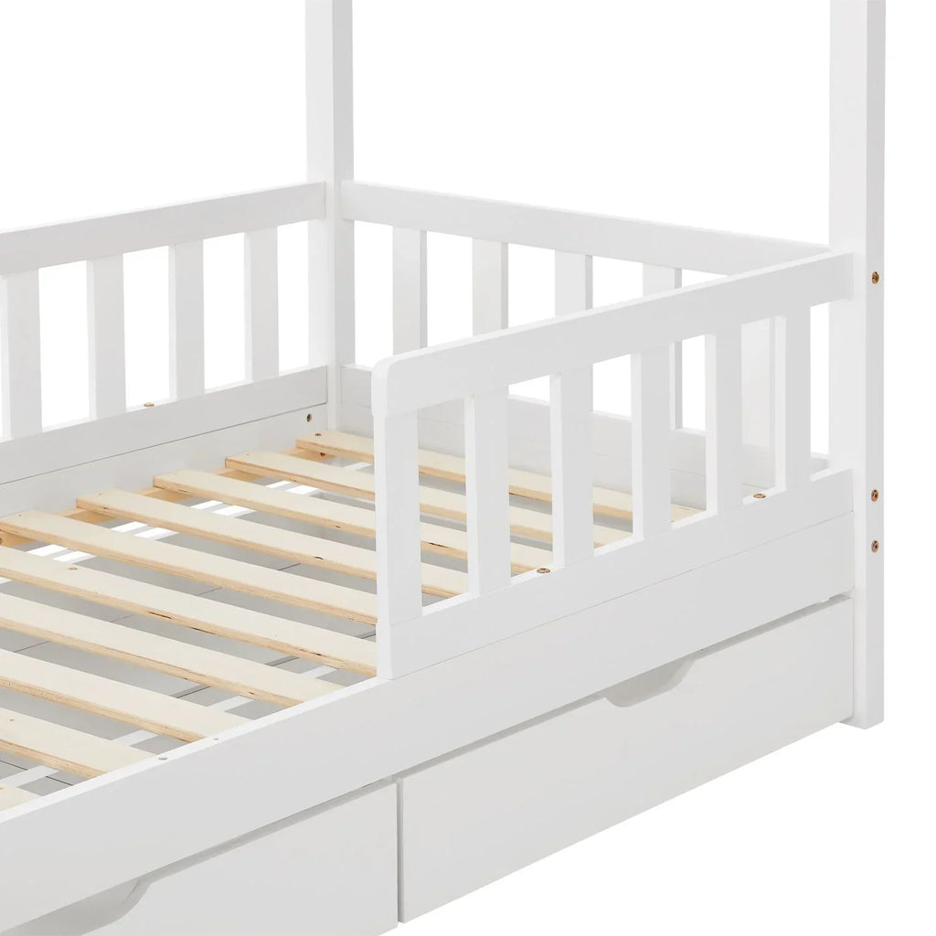2026 Cama infantil Marli 90 x 200 cm com gavetas de armazenamento