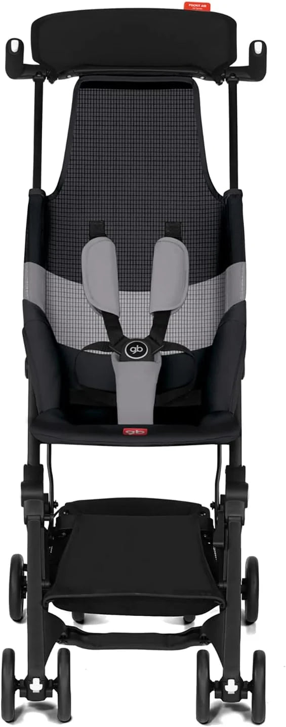 Gb Gold Pockit Air All Terrain - Carrinho de Bebê, Ultracompacto, De 6 Meses a 4 anos, 17 kg, Velvet Black