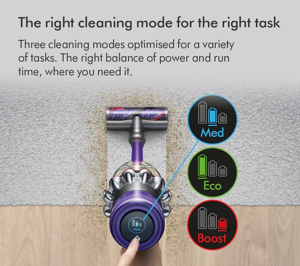 Dyson V11 Extra - Aspirador de Pó sem Fio - Até 60 minutos de autonomia - Acabamento Níquel e Vermelho