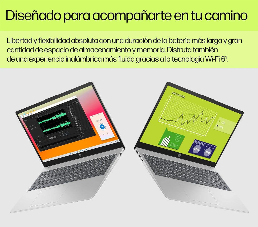 HP 15-fd0163ns - Notebook de 15,6" Full HD (Intel Core i5-1334U, 16 GB RAM, SSD de 512 GB, Intel Iris Xe Graphics, Windows 11) Prateado - Teclado QWERTY Espanhol