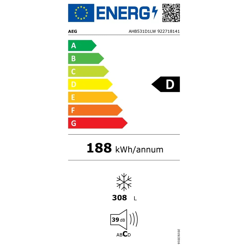 2025 Freezer Horizontal Electrolux AEG AHB531D1LW branco