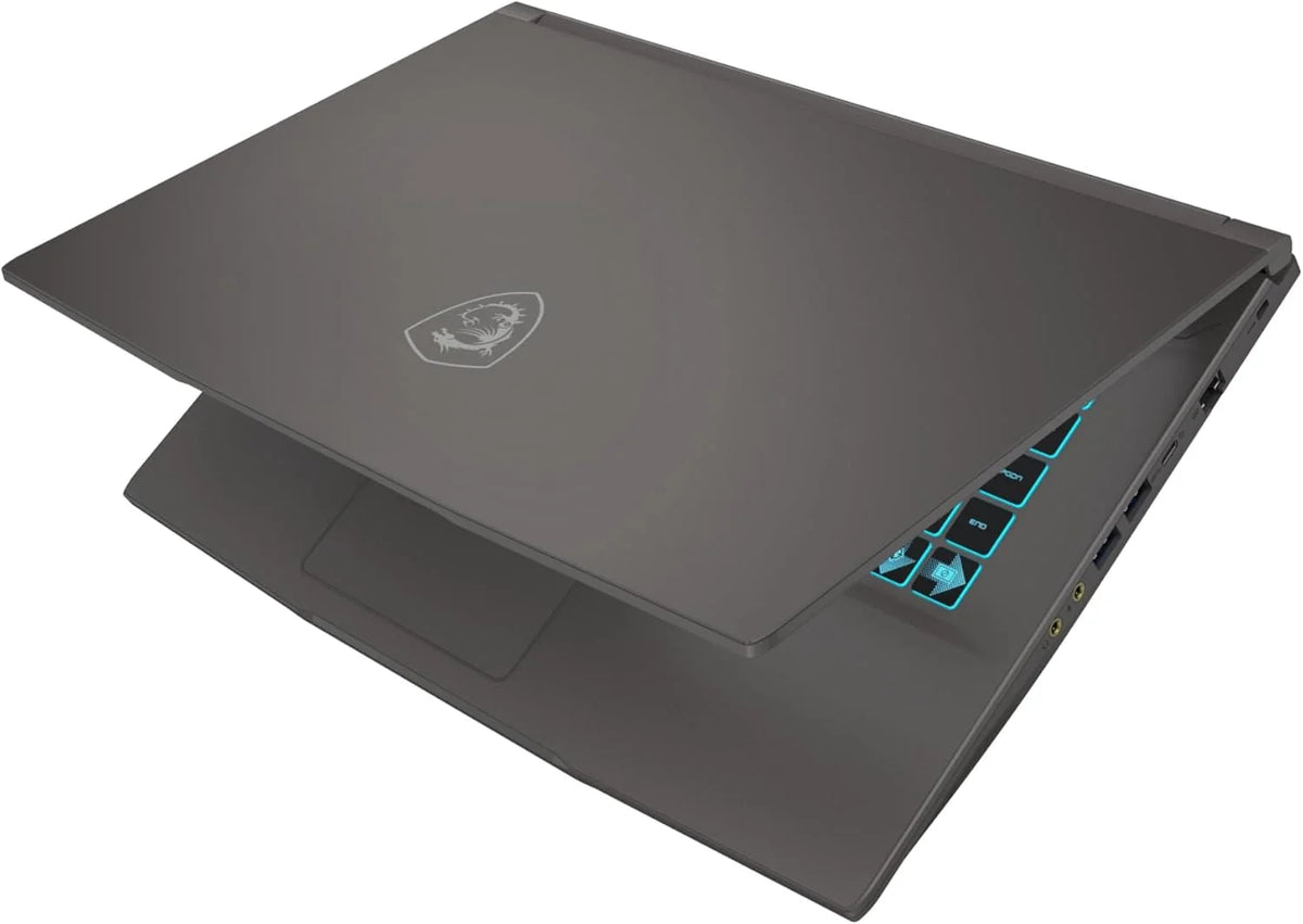 MSI Thin 15 B12UC-1842XES - Notebook 15.6" Full HD (Intel Core i5-12450H, 16GB RAM, 512GB SSD, NVIDIA RTX 3050, Sem Sistema Operacional) Cor Cinza - Teclado QWERTY espanhol