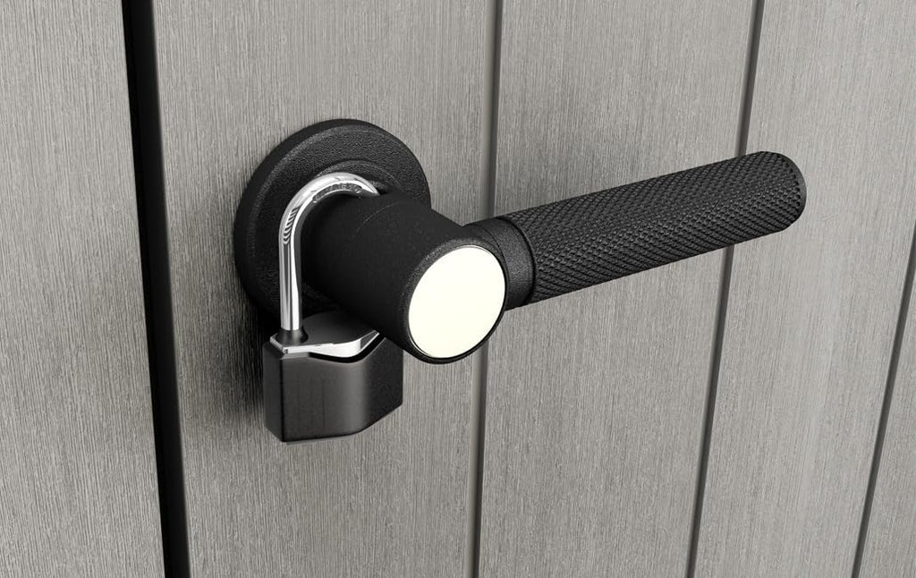 Keter High Store Plus - Galpão de Jardim Externo, 1400L, Cor Cinza, Tecnologia Duotech Paredes Adequadas para Pintura, 170.4 x 140 x 73.6 cm