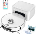 Robô Aspirador e Passador de Pano até 8000 Pa Sucção Poderosa Esvaziamento Automático 220 Minutos de Autonomia Navegação a Laser LiDAR e Mapeamento Inteligente, Limpeza Personalizada Controle por Voz e Aplicativo