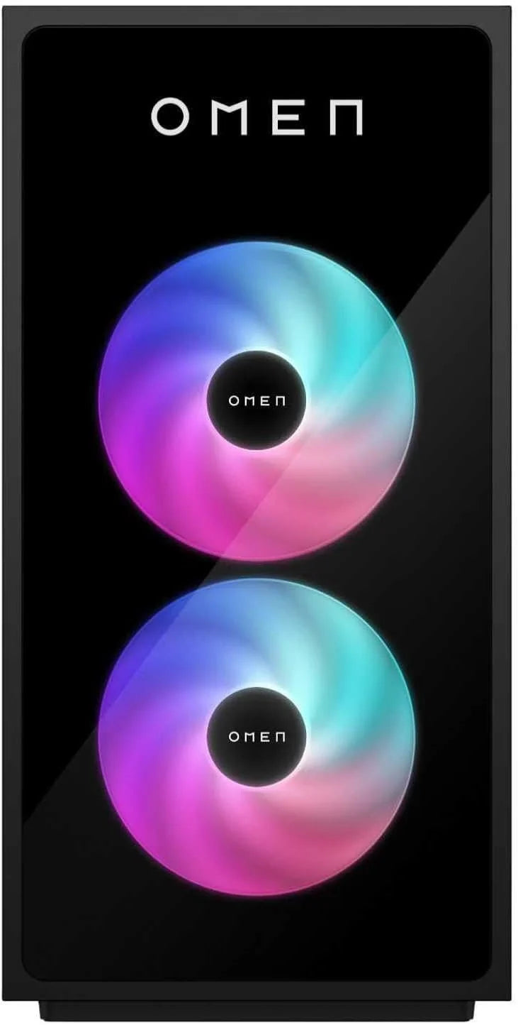 HP Desktop Gaming OMEN 35L GT16-0067ns (Processador AMD Ryzen 7 8700F, 32GB RAM DDR5, 1TB SSD PCIe Gen4, NVIDIA GeForce RTX 5070 12GB, FreeDOS) - Preto