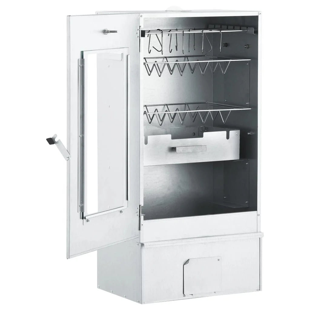 Forno Defumador Churrasqueira 1 Kg De Lascas De Madeira 44,5x29x83 Cm Vidaxl