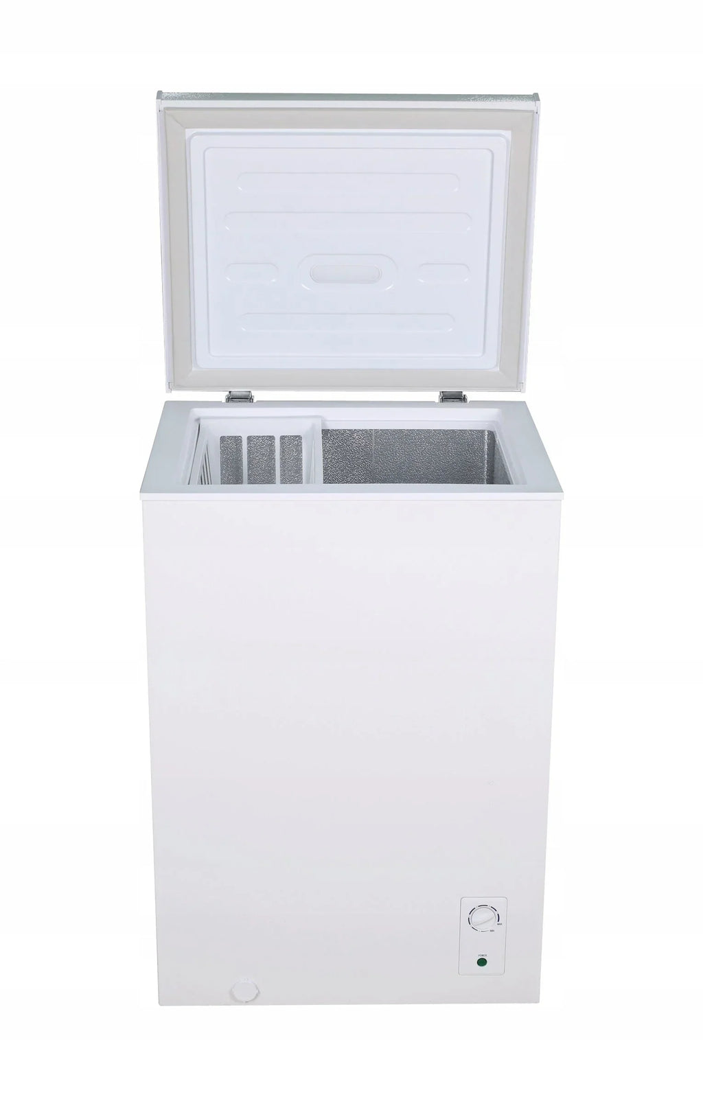 MINI FREEZER BAÚ 2 EM 1 REFRIGERADOR 100L CESTO LED BRANCO