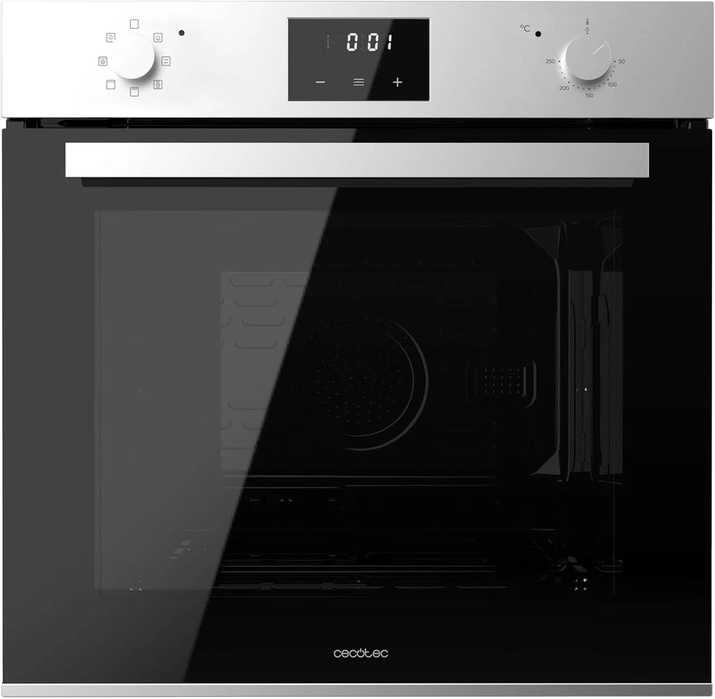 Cecotec Forno Embutível Multifunção 70L Bolero Hexa M226001 Linha A. 2800W, 7 Funções, Display, Base a Vapor XXL, Assistência a Vapor, Limpeza a Vapor Fácil, Ventilador de Arrefecimento, Modo Eco, Modo Convecção, Modo Grelhador