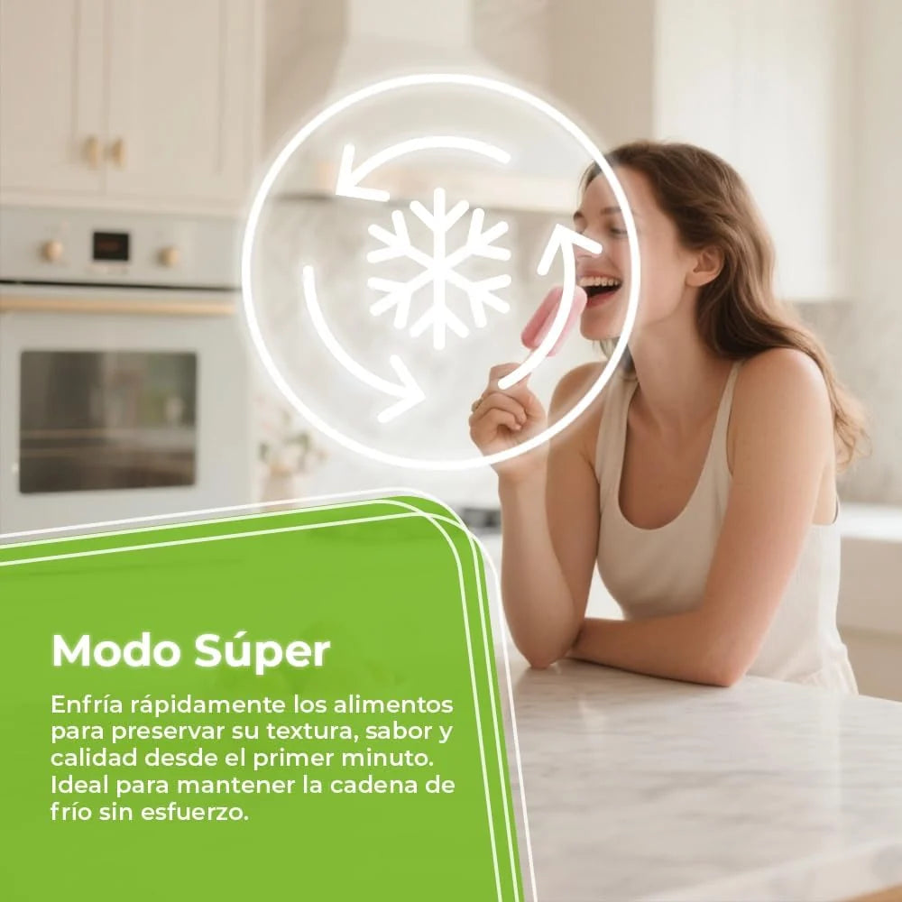 Aspes Congelador Horizontal Branco ACHH4500EDC. Capacidade 418 Litros, Dual Cooling, 2 Cestos, Baixo Nível de Ruído, Eficiência Energética Classe E