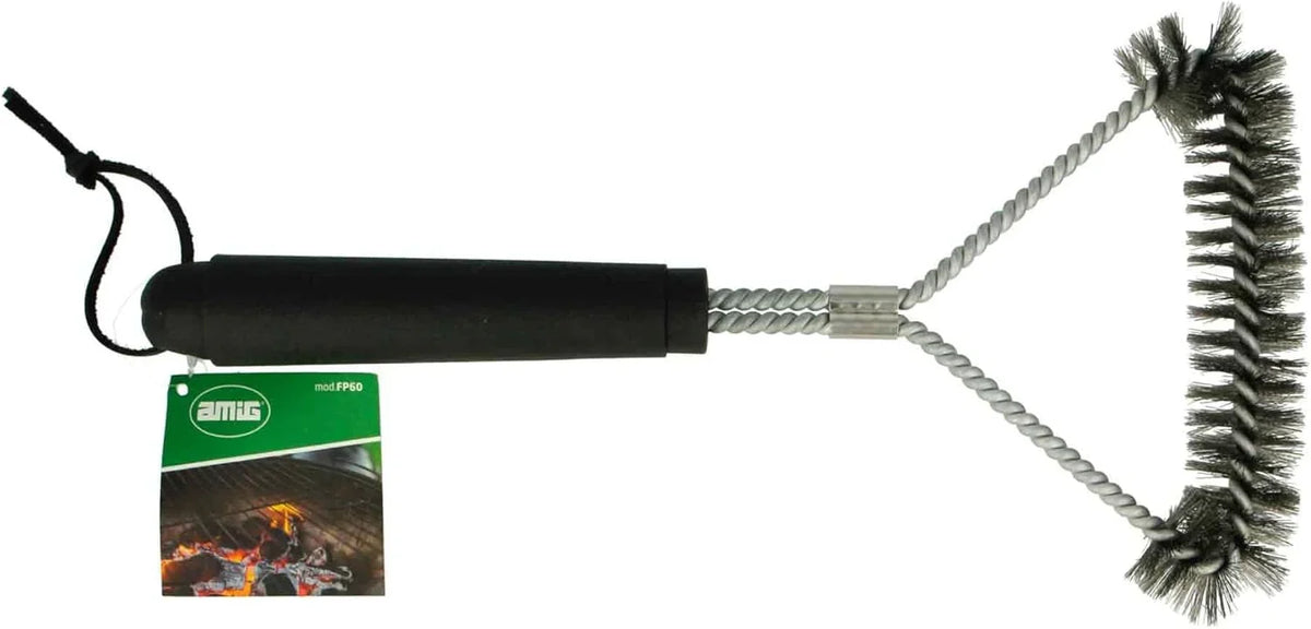 Amig - Churrasqueira a Carvão Fireplus XXL - Grelha de Aço 57x42cm - Com Rodas e Bandejas Laterais - Grelhador Grande Transportável - Depósito de Cinzas - 131x116,5x56cm