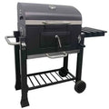 CHURRASQUEIRA A CARVÃO - GRELHA DE FERRO FUNDIDO XXL 57 x 43 cm GRANDE TAMPA FECHADA