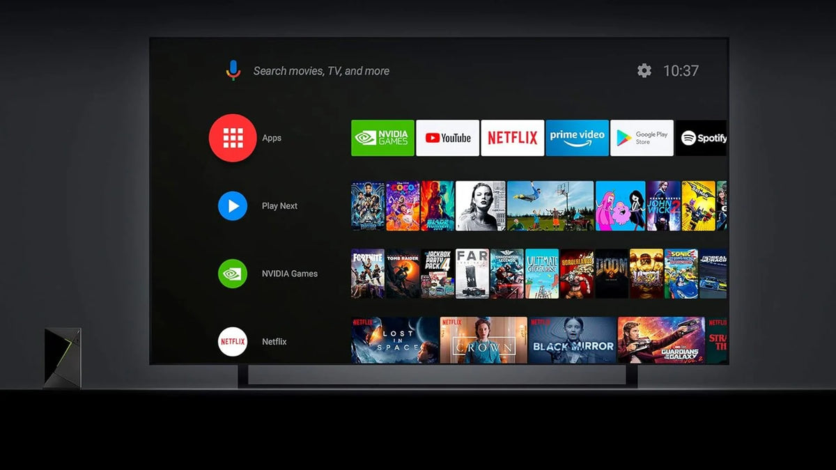 Nvidia Shield TV Pro, Processador com Controle Remoto, Chrome, Preto