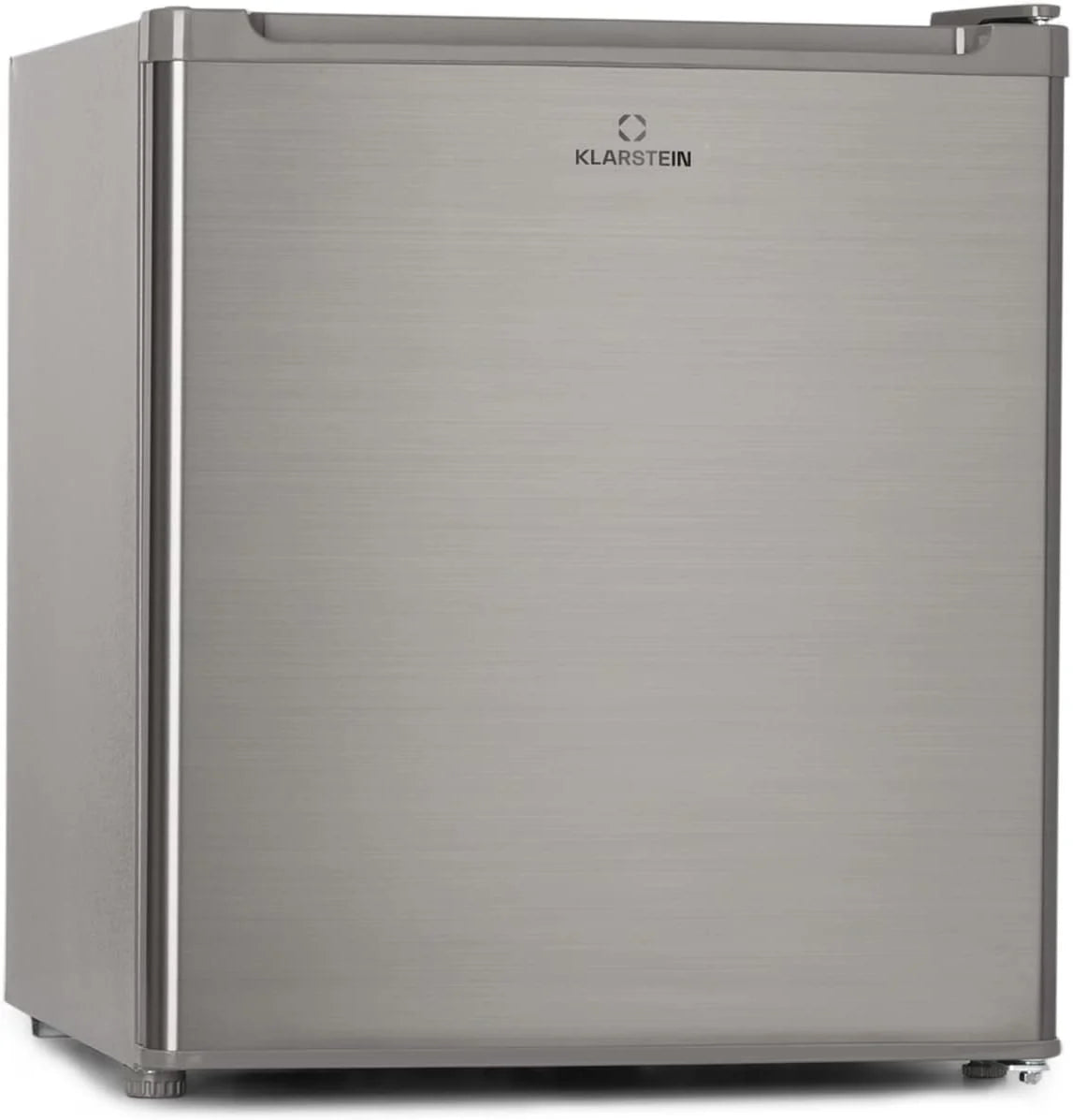 Klarstein Congelador Pequeno Vertical, Mini Congelador Portátil Silencioso para Casa e Escritório, Capacidade 33 l. com Prateleira, Eficiência Energética, Bandeja de Gelo e Raspador