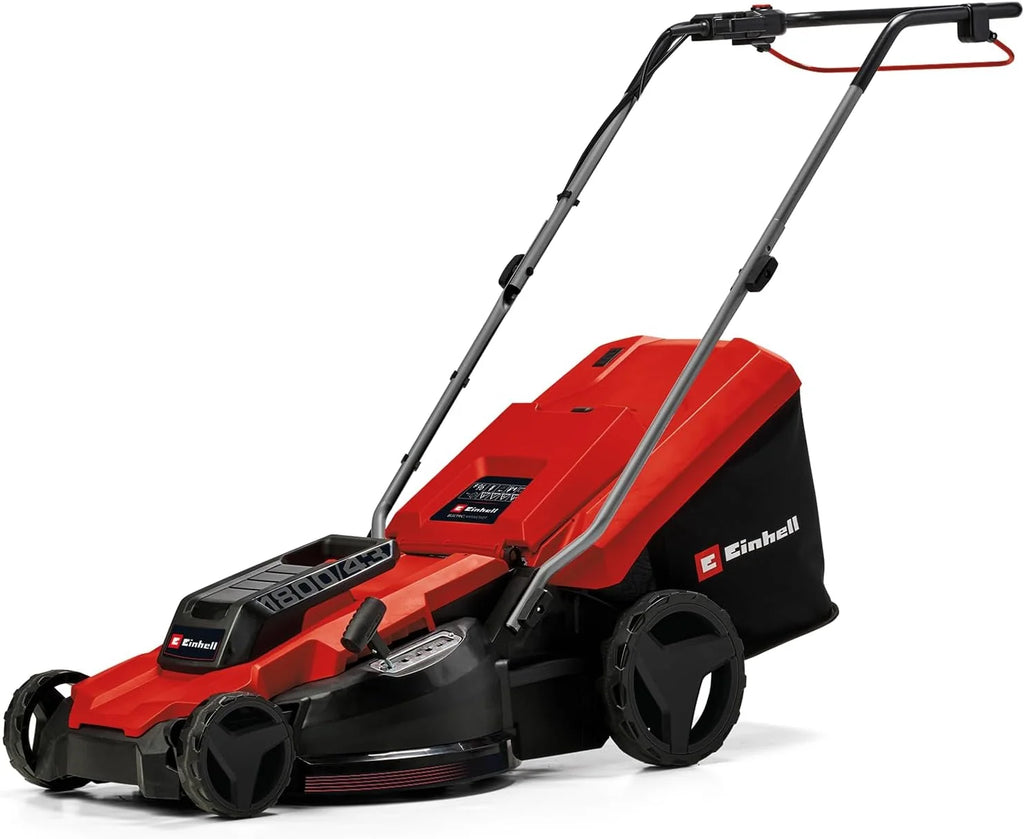 Cortador de Grama Elétrico Einhell GC-EM 1800/43 (1800 W, Largura de Corte 43 cm, Altura de Corte Ajustável em 6 Níveis, Bandeja Coletora 50 L)