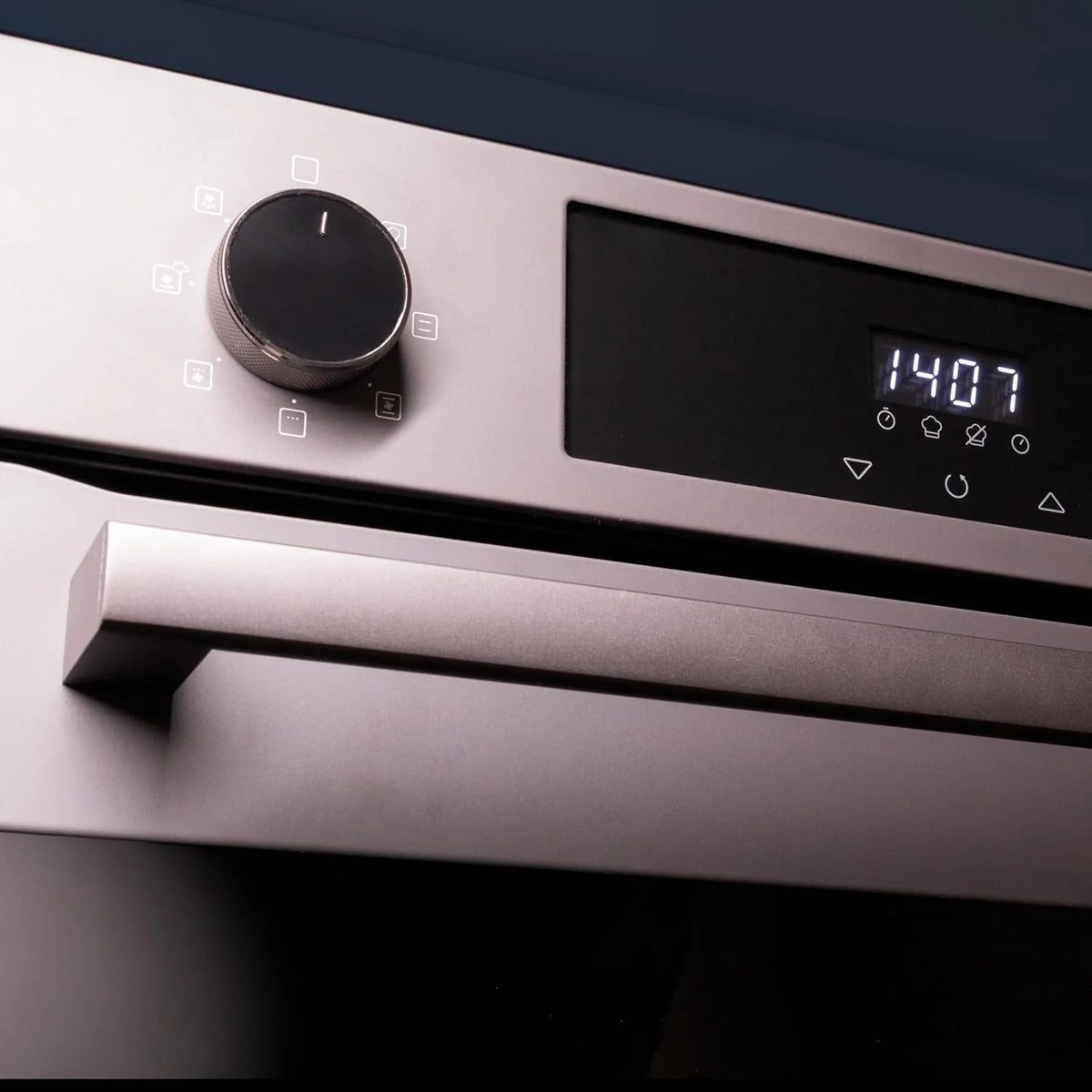 Cecotec Forno Multifunções Integrável 60cm Bolero Hexa M226000 Matt A. 2800W, 72L, 7 Funções, Modo Grelhador, Grelhador com Assistência de Ventilação, Modo Convecção, Descongelar, Steam Base X2, Steam EasyClean, Steam Assist