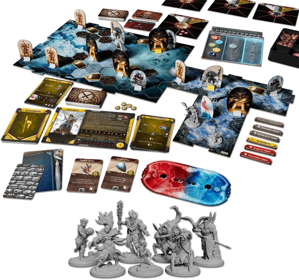 Cephalofair Games Frosthaven, Jogo de Tabuleiro cooperativo, de campanha ambientado em um Universo Gelado, A partir de 14 anos, 1-4 Jogadores, 30 Minutos de Jogo por Jogador, versão em espanhol