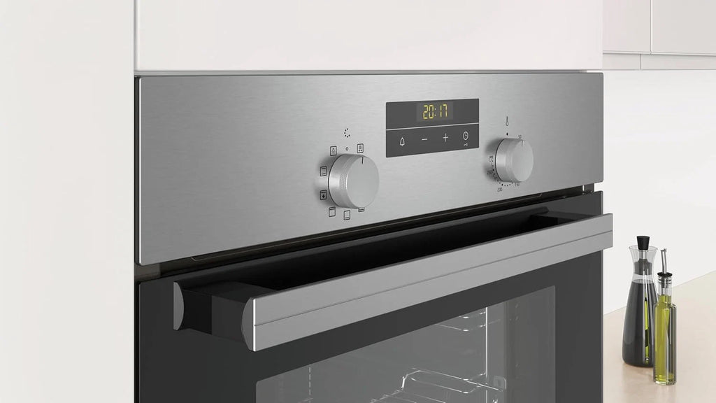 Forno Multifunções Balay, 60 cm de largura, Controlo Comfort, Pré-aquecimento Rápido, 7 funções, Preto/Inox, 3HB2030X0