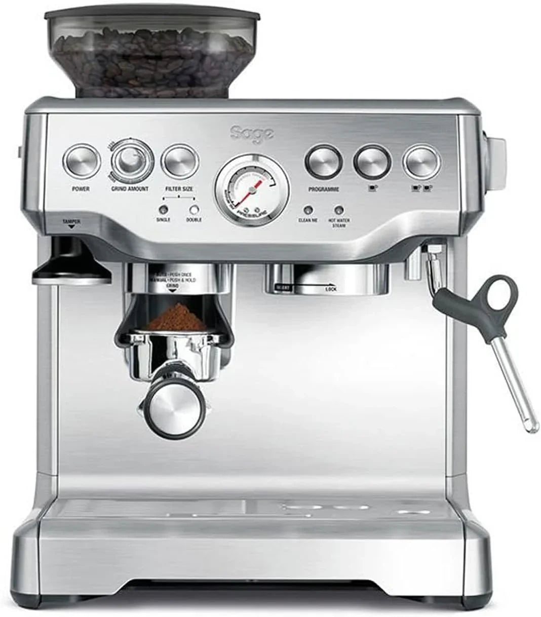 Sage - The Barista Express - Máquina de Café Profissional com Vaporizador Manual de Leite e Moedor Integrado - Microespuma Personalizável - Aço Inoxidável, Jarra com Controle de Temperatura
