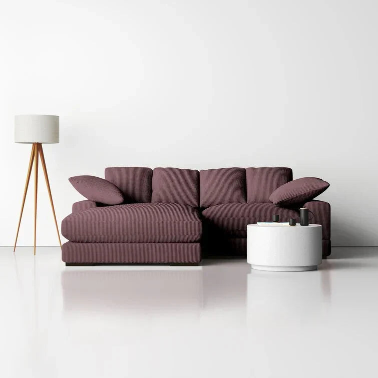 Sofá e Chaise Reversíveis de 106″ de Largura