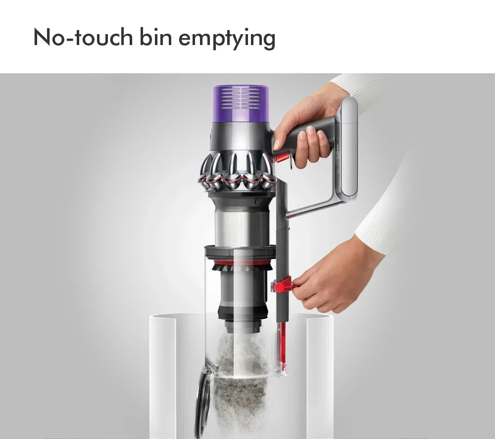 Dyson V11 Extra - Aspirador de Pó sem Fio - Até 60 minutos de autonomia - Acabamento Níquel e Vermelho
