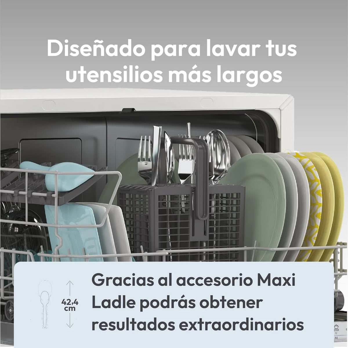 Candy CP 6E51LW Lava-Louças Pequena e Compacta, 6 Serviços, Digital, 51DBA, 5 Ciclos, Meia Carga, Início Diferido 3-6-9 horas, Indicador de Sal e Abrilhantador, Indicador de Fim de Ciclo, Branco